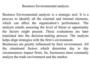 Environmental Analysis Examples SWOT and PESTLE.pptx