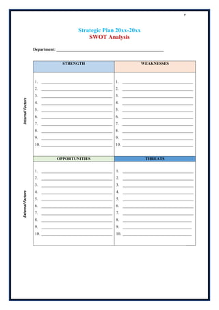 Swot and pestle analysis | PDF