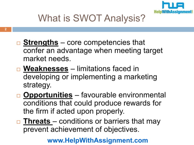 Understanding SWOT analysis | PPTX