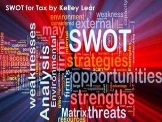 SWOT for Tax by Kelley Lear 