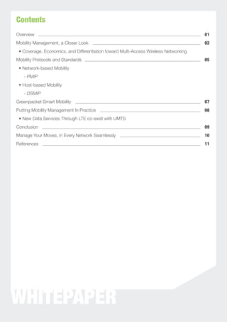 Mobility Management For Next Generation Networks | PDF