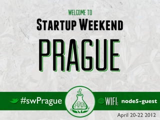 PRAGUE
#swPrague    node5-guest

            April 20-22 2012
 