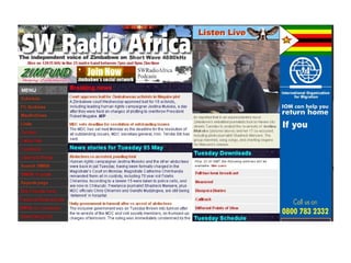 Gerry Jackson, SW Radio Africa