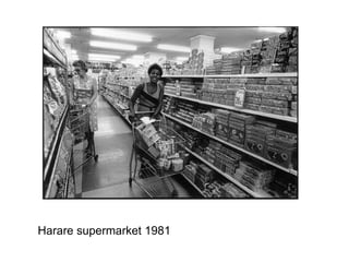 Harare supermarket 1981
 