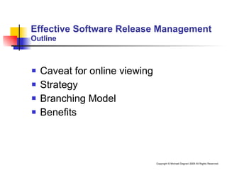 Effective Software Release Management | PPT