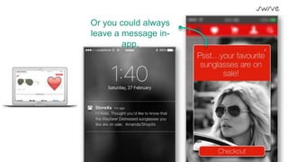 Or you could always
leave a message in-
app.
 
