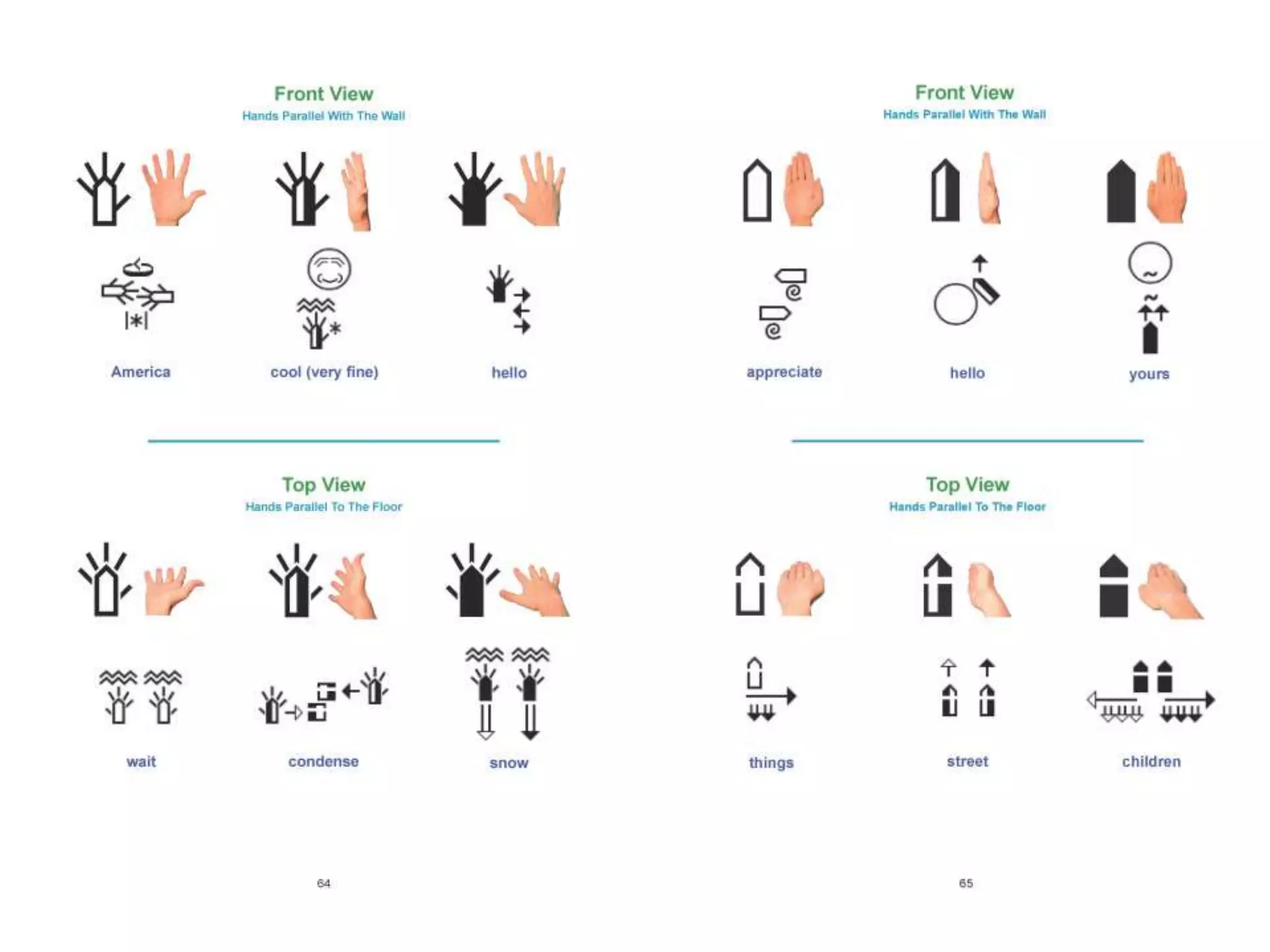 Lessons in SignWriting Textbook by Valerie Sutton