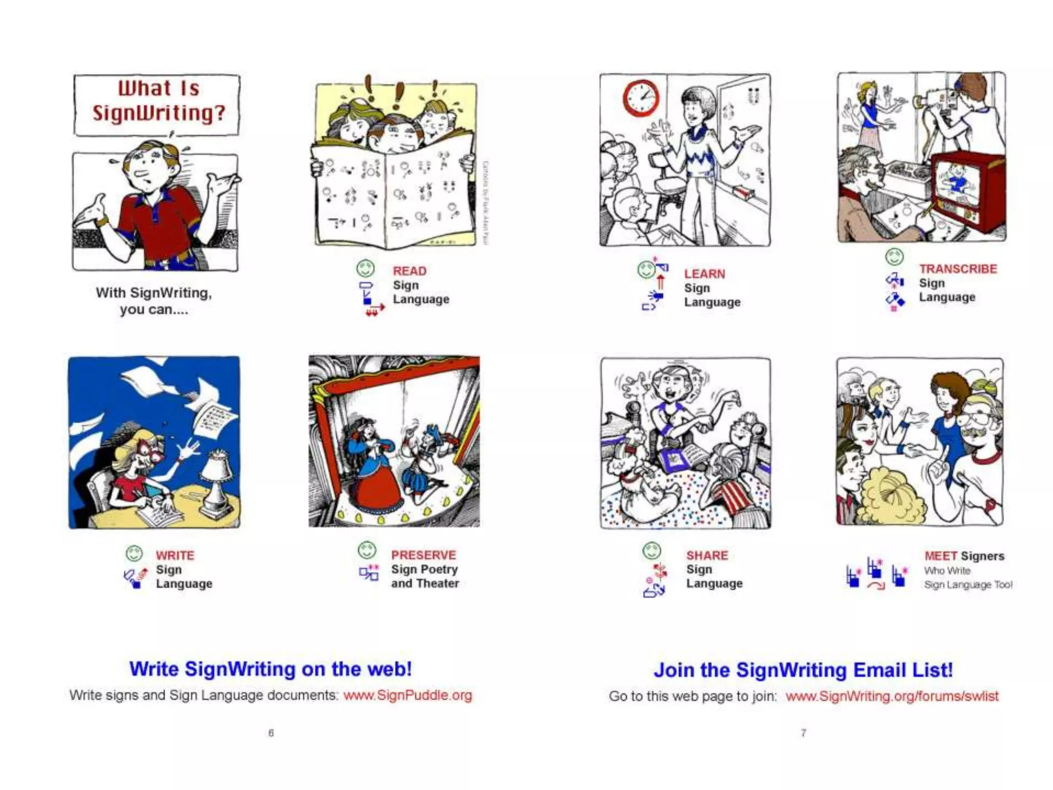 Lessons in SignWriting Textbook by Valerie Sutton