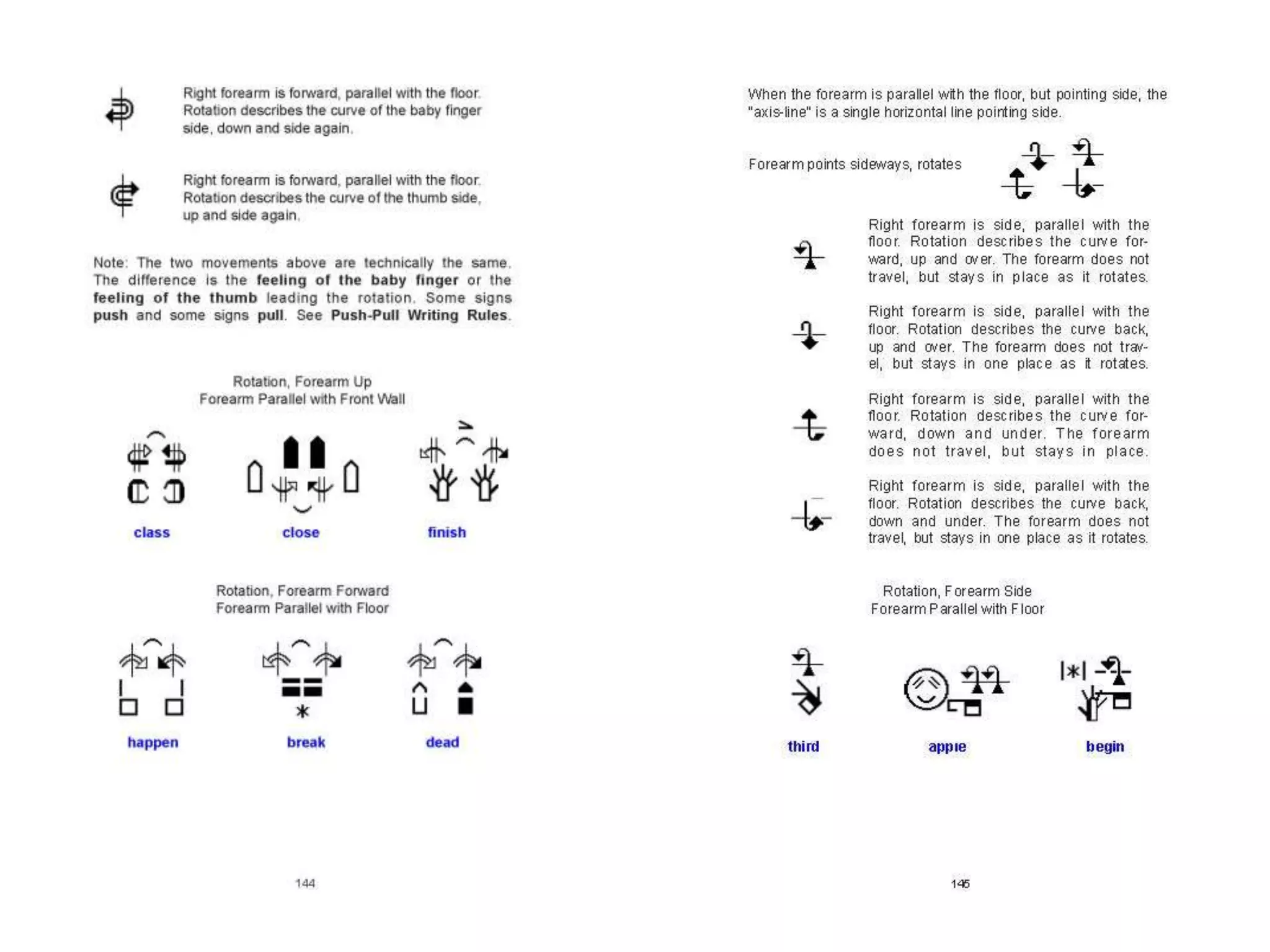 Lessons in SignWriting Textbook by Valerie Sutton
