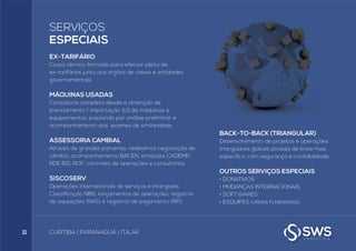 Apresentação SWS Logistics / Portugues