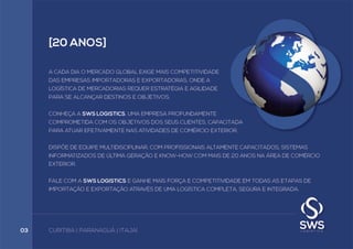 Apresentação SWS Logistics / Portugues