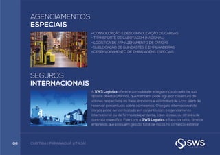 Apresentação SWS Logistics / Portugues