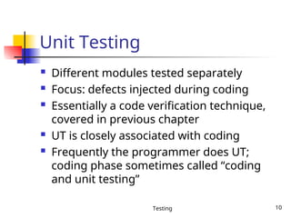 SWTesting this has impacted testing components | PPT