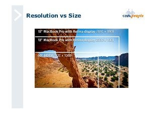 Resolution vs Size 
 