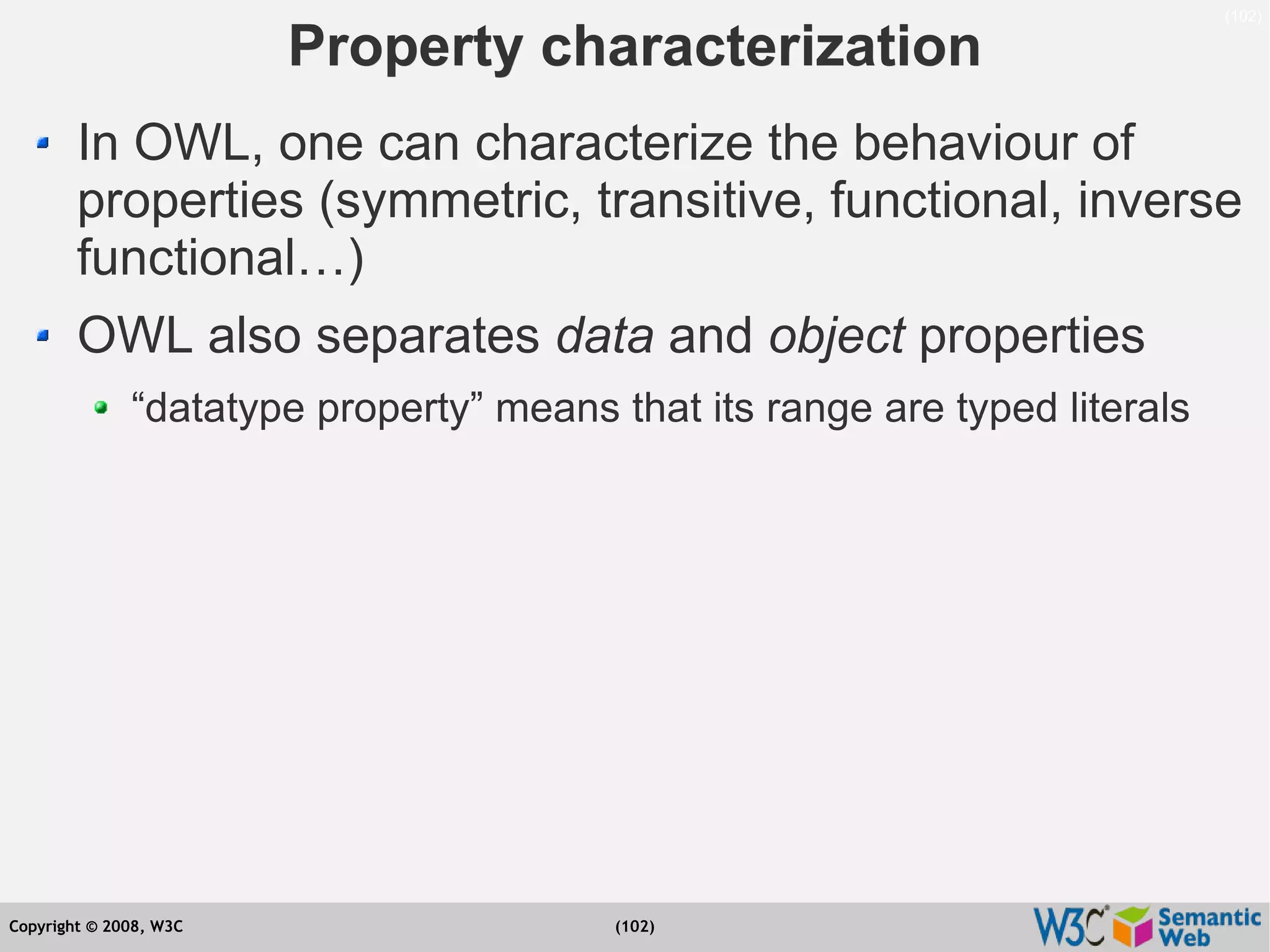 Semantic Web Tutorial at ESTC2008, Vienna, on September 24, 2008