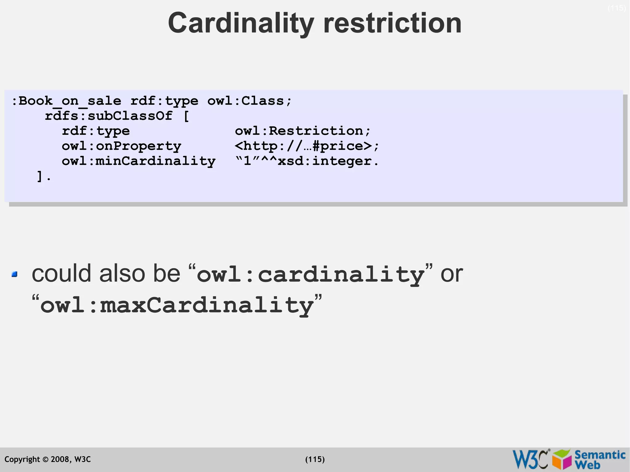Semantic Web Tutorial at ESTC2008, Vienna, on September 24, 2008