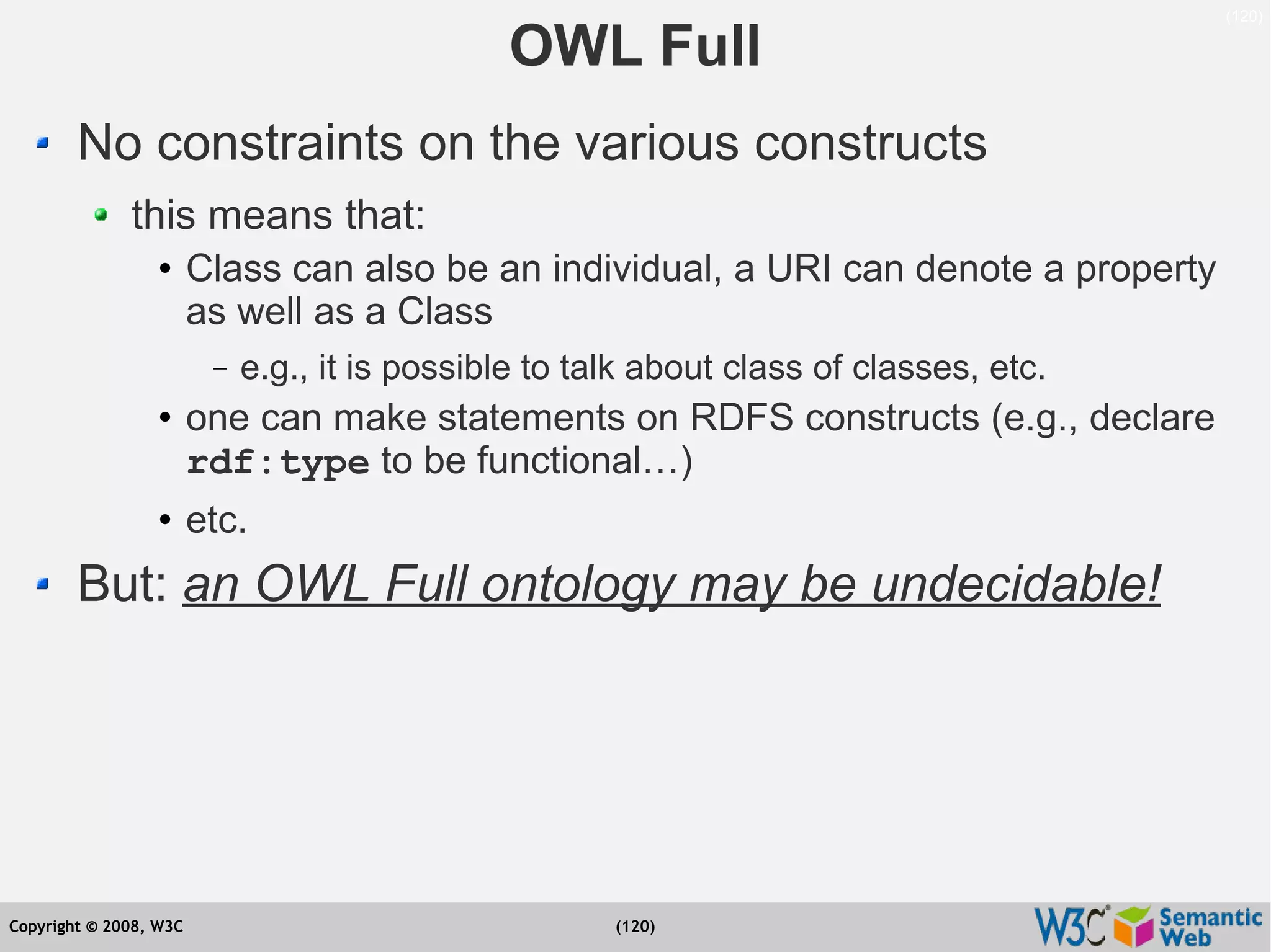 Semantic Web Tutorial at ESTC2008, Vienna, on September 24, 2008