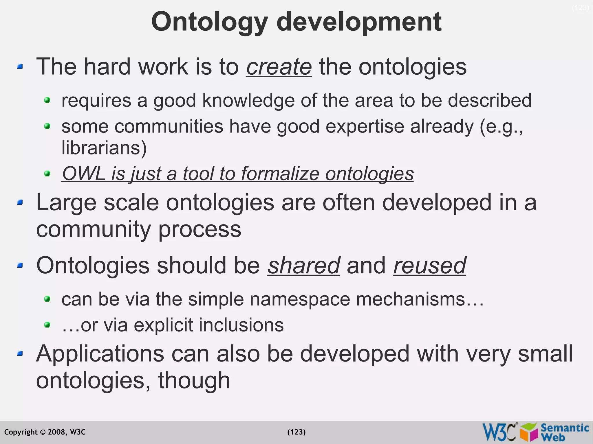 Semantic Web Tutorial at ESTC2008, Vienna, on September 24, 2008