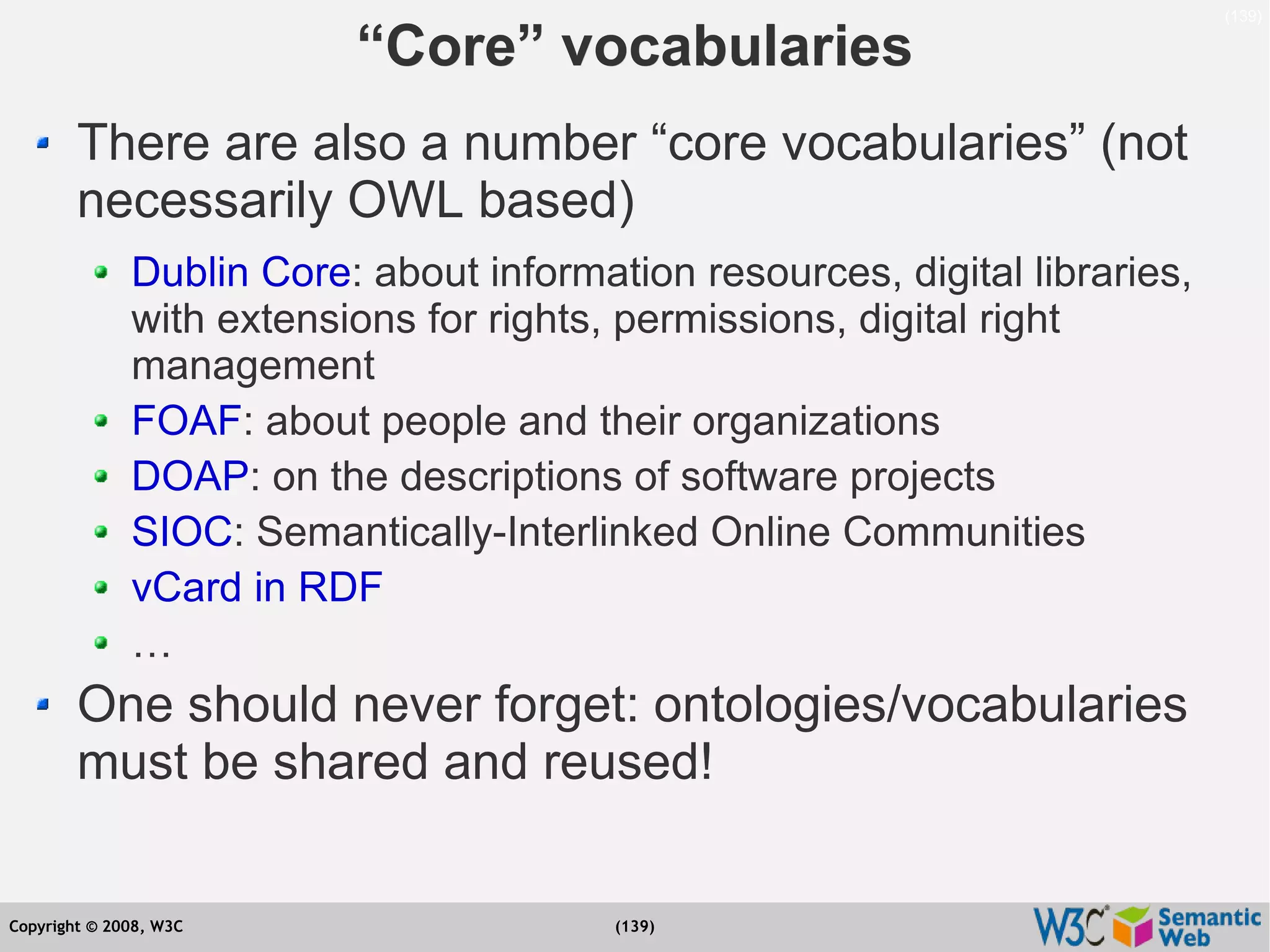 Semantic Web Tutorial at ESTC2008, Vienna, on September 24, 2008