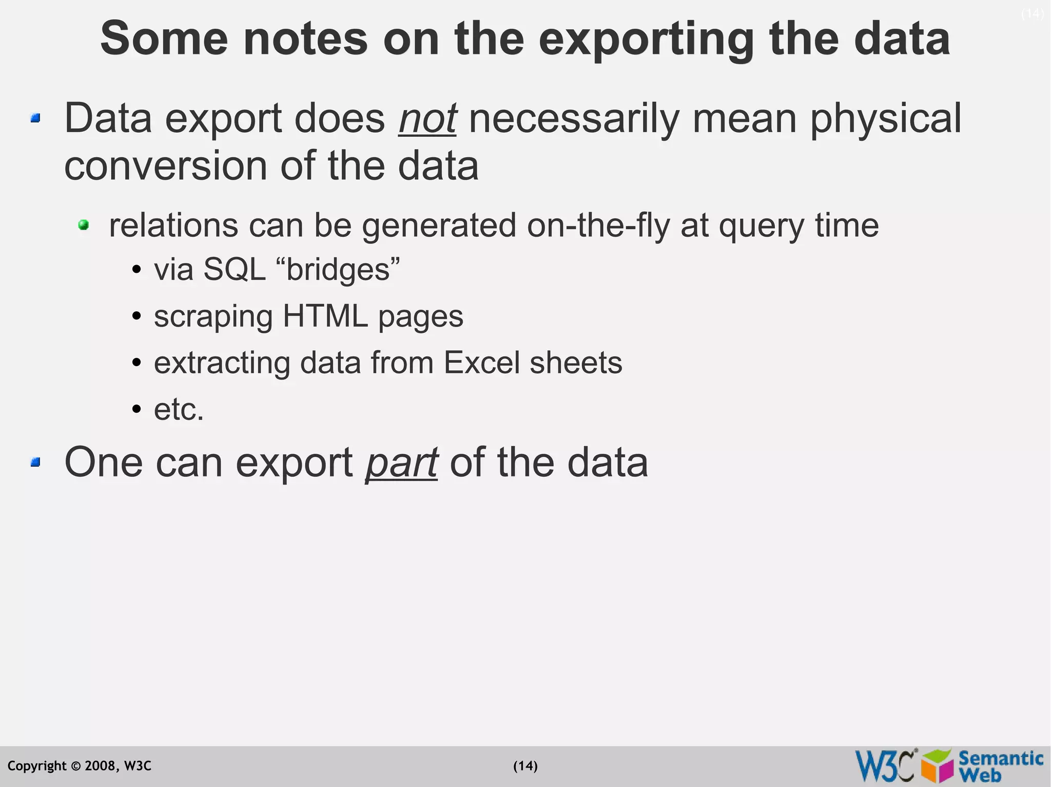 Semantic Web Tutorial at ESTC2008, Vienna, on September 24, 2008