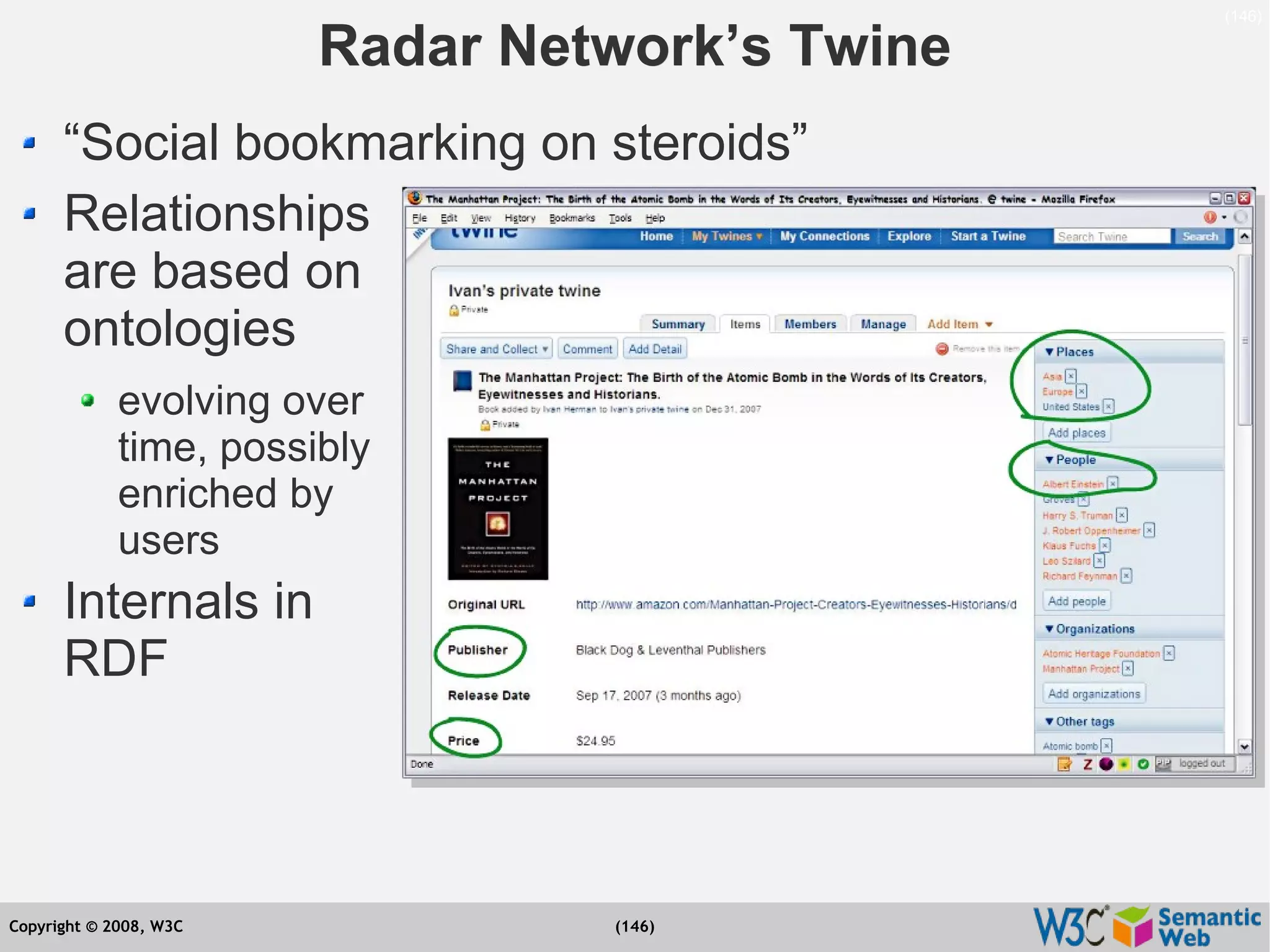 Semantic Web Tutorial at ESTC2008, Vienna, on September 24, 2008