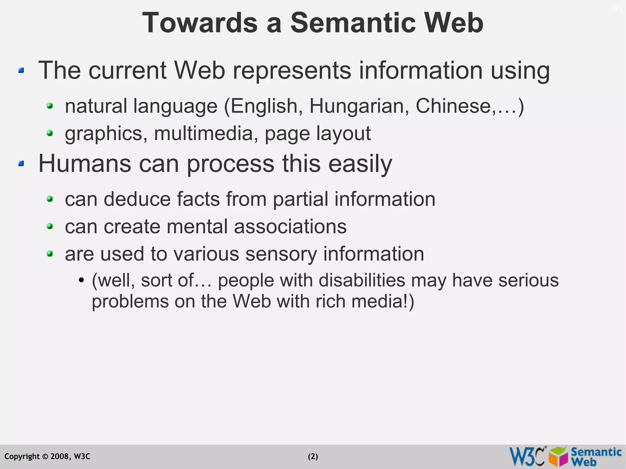 Semantic Web Tutorial at ESTC2008, Vienna, on September 24, 2008