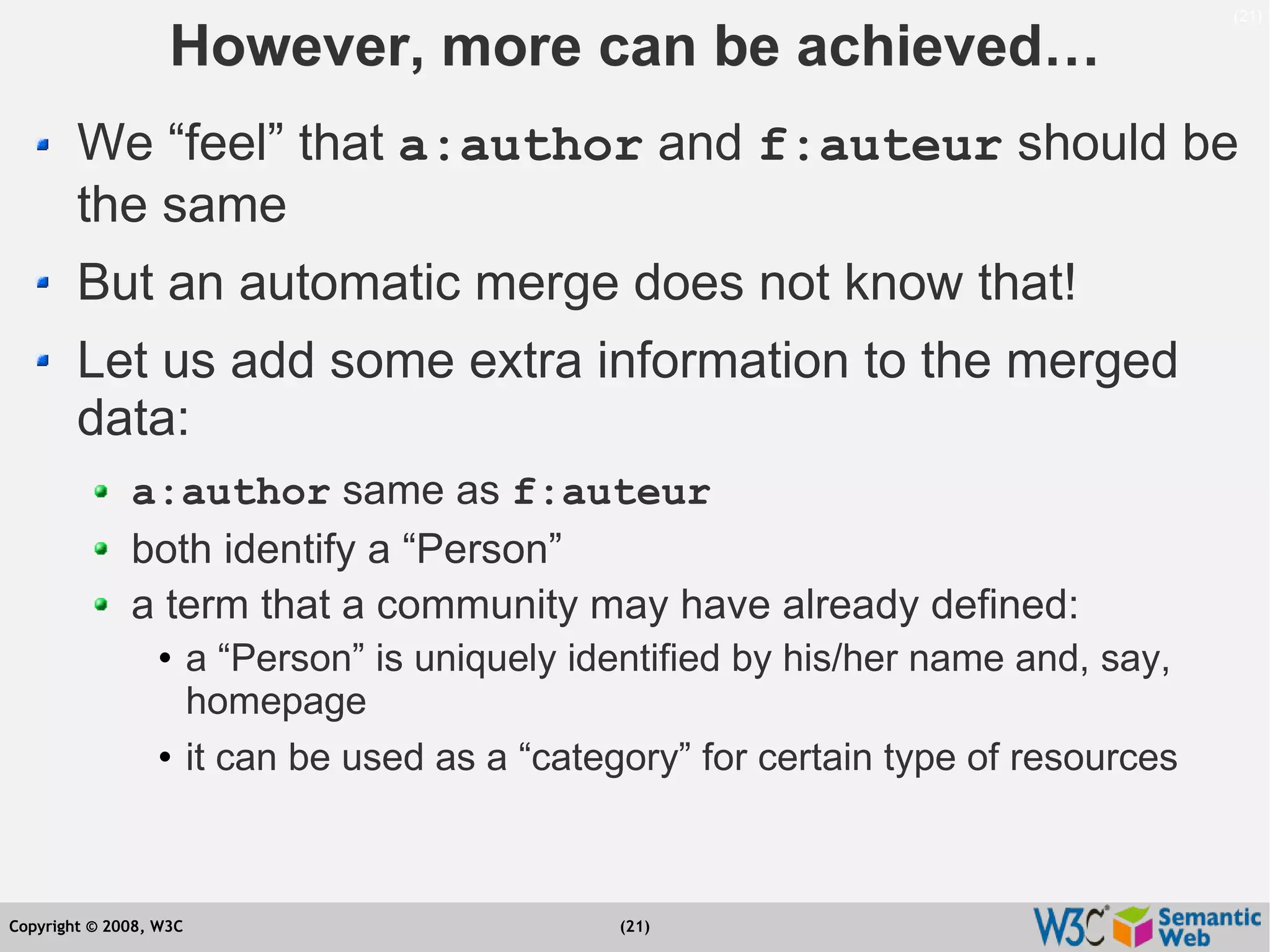Semantic Web Tutorial at ESTC2008, Vienna, on September 24, 2008