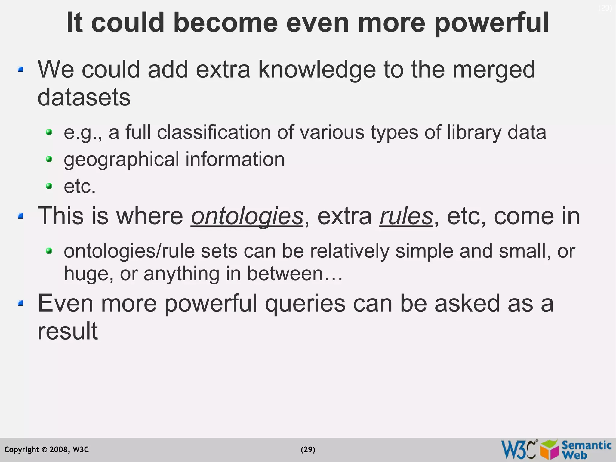 Semantic Web Tutorial at ESTC2008, Vienna, on September 24, 2008