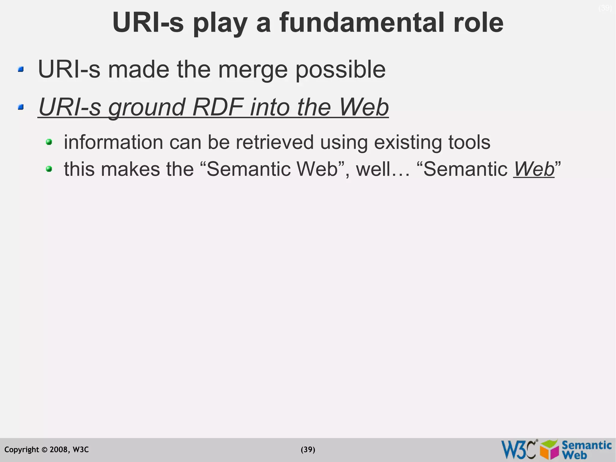 Semantic Web Tutorial at ESTC2008, Vienna, on September 24, 2008