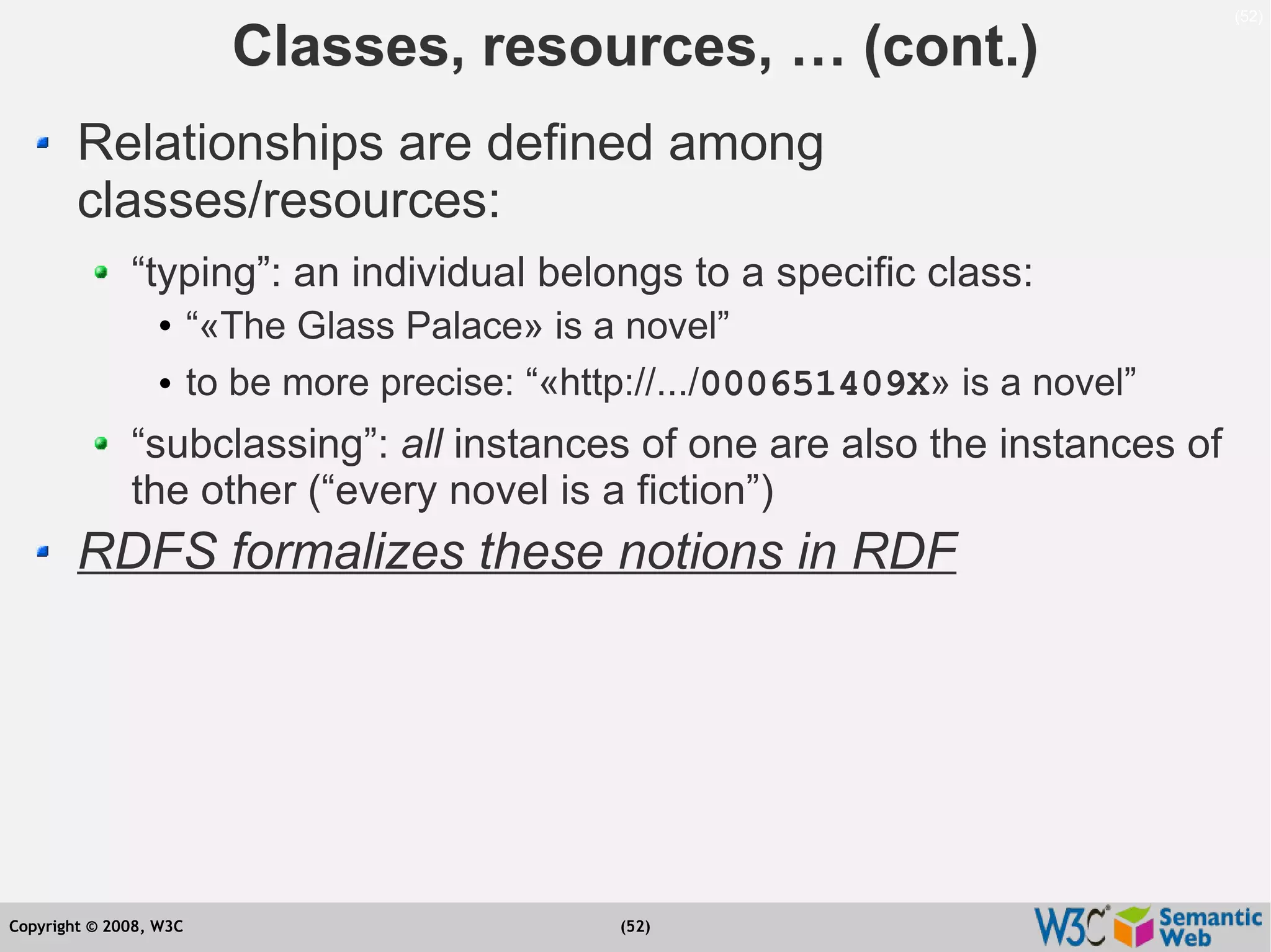 Semantic Web Tutorial at ESTC2008, Vienna, on September 24, 2008