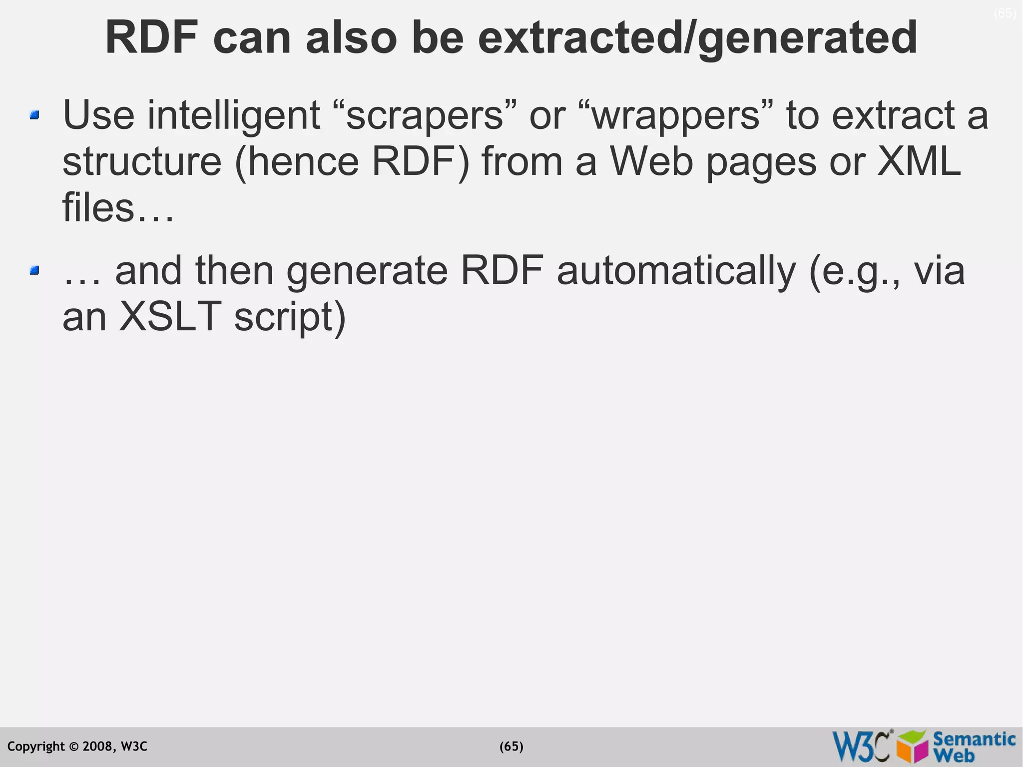 Semantic Web Tutorial at ESTC2008, Vienna, on September 24, 2008