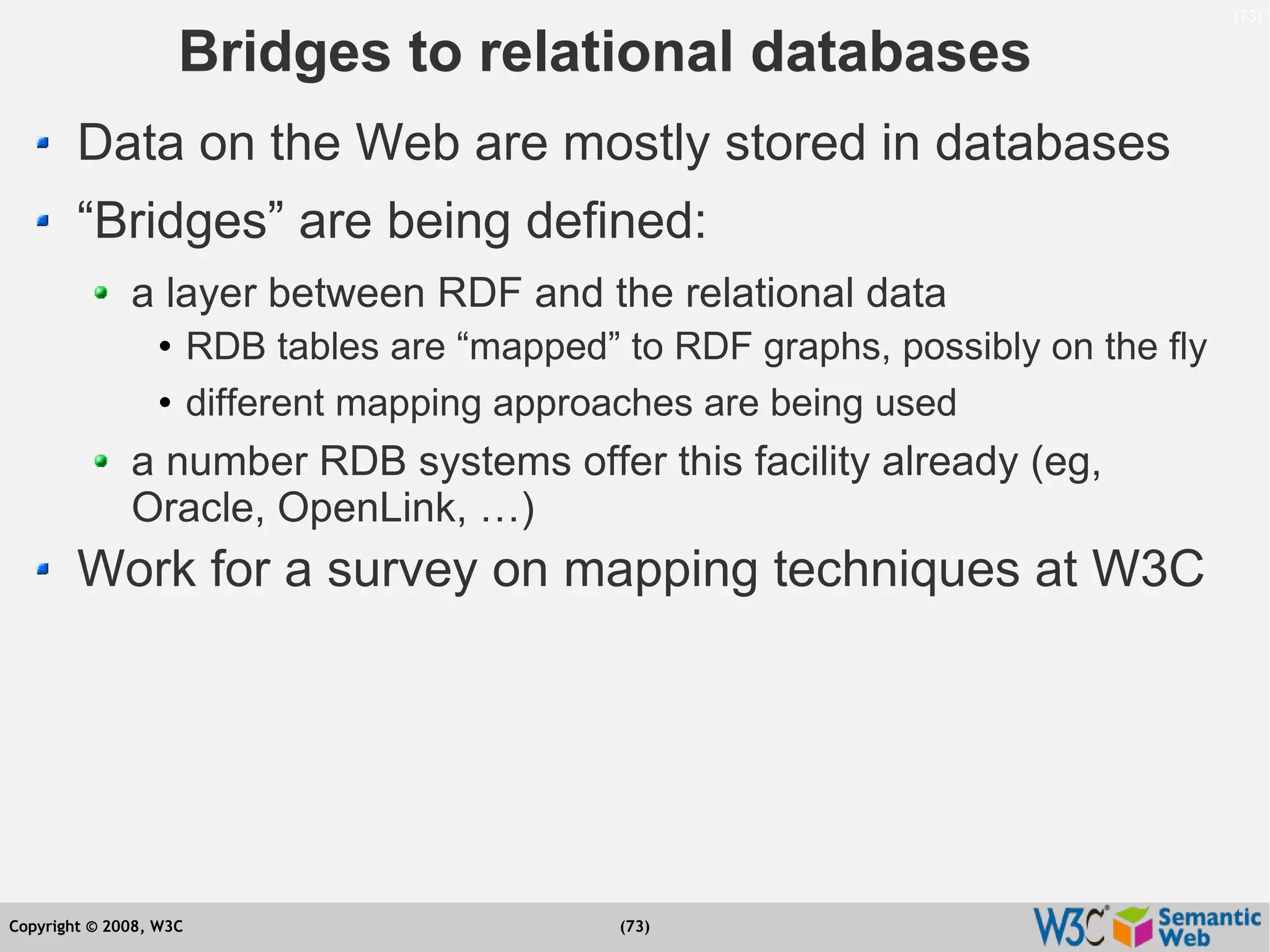 Semantic Web Tutorial at ESTC2008, Vienna, on September 24, 2008