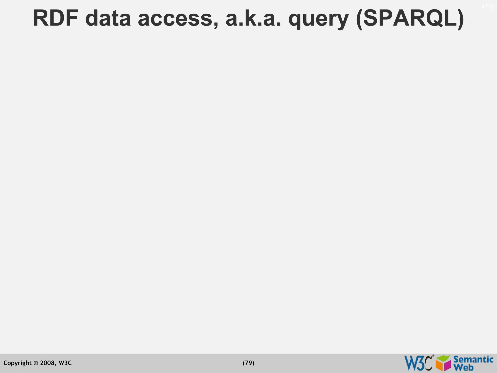 Semantic Web Tutorial at ESTC2008, Vienna, on September 24, 2008