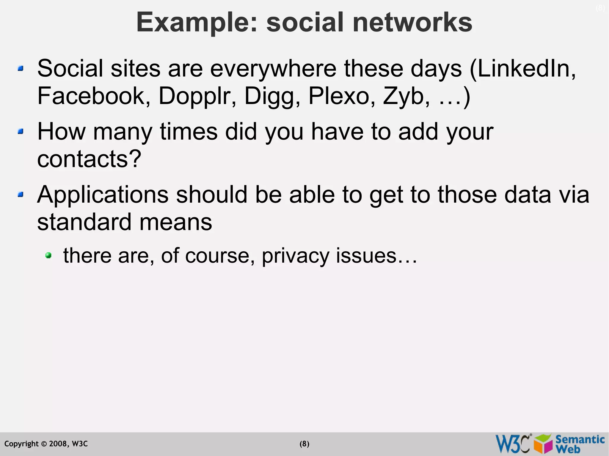Semantic Web Tutorial at ESTC2008, Vienna, on September 24, 2008