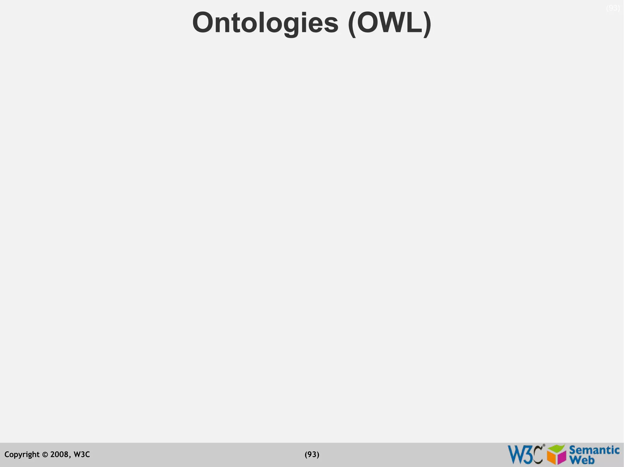 Semantic Web Tutorial at ESTC2008, Vienna, on September 24, 2008