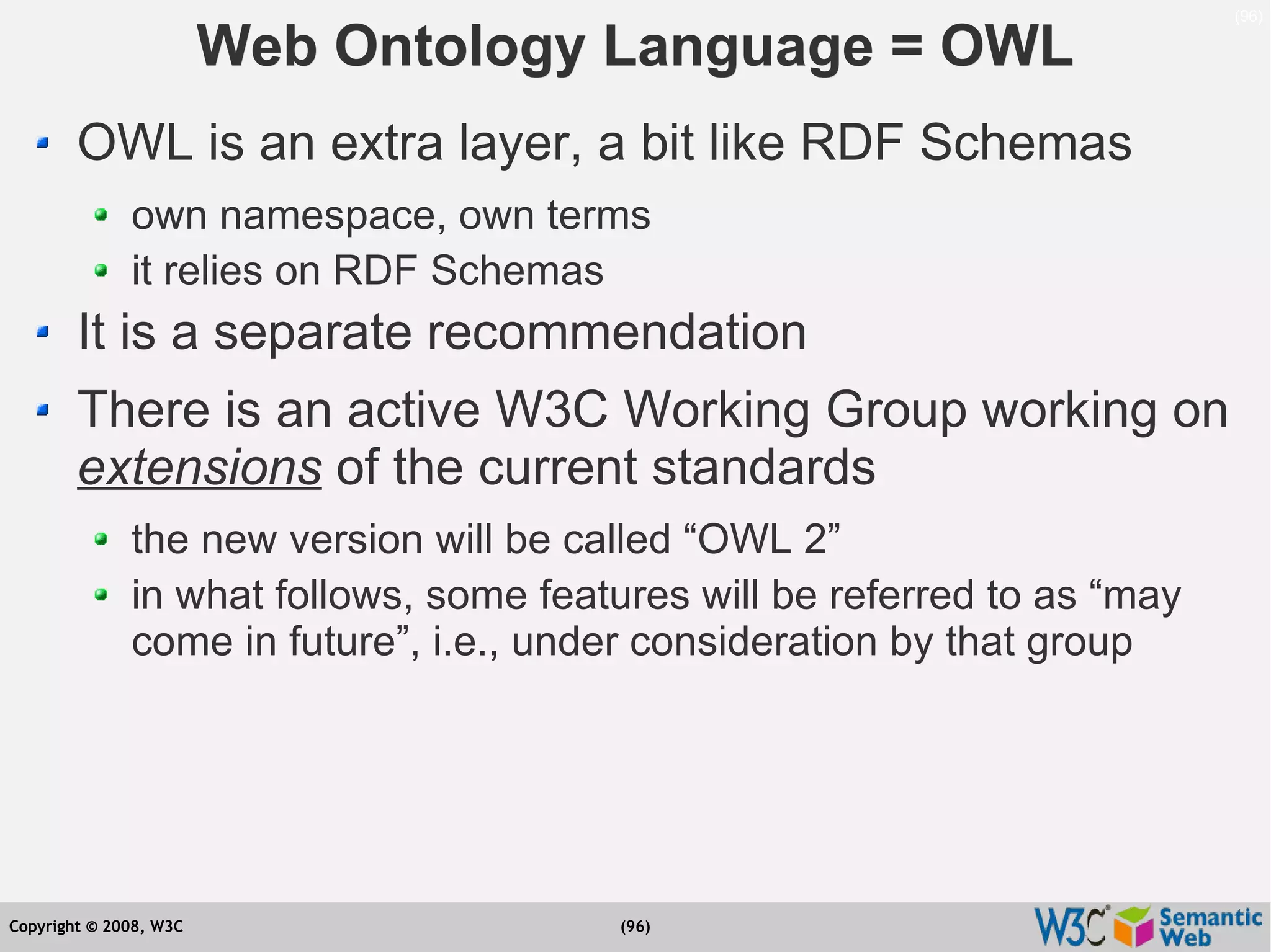 Semantic Web Tutorial at ESTC2008, Vienna, on September 24, 2008