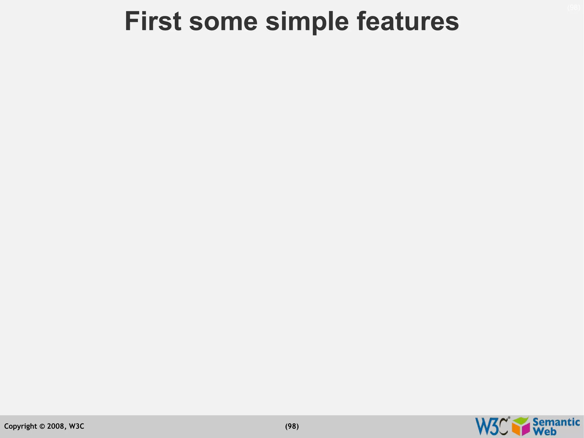 Semantic Web Tutorial at ESTC2008, Vienna, on September 24, 2008