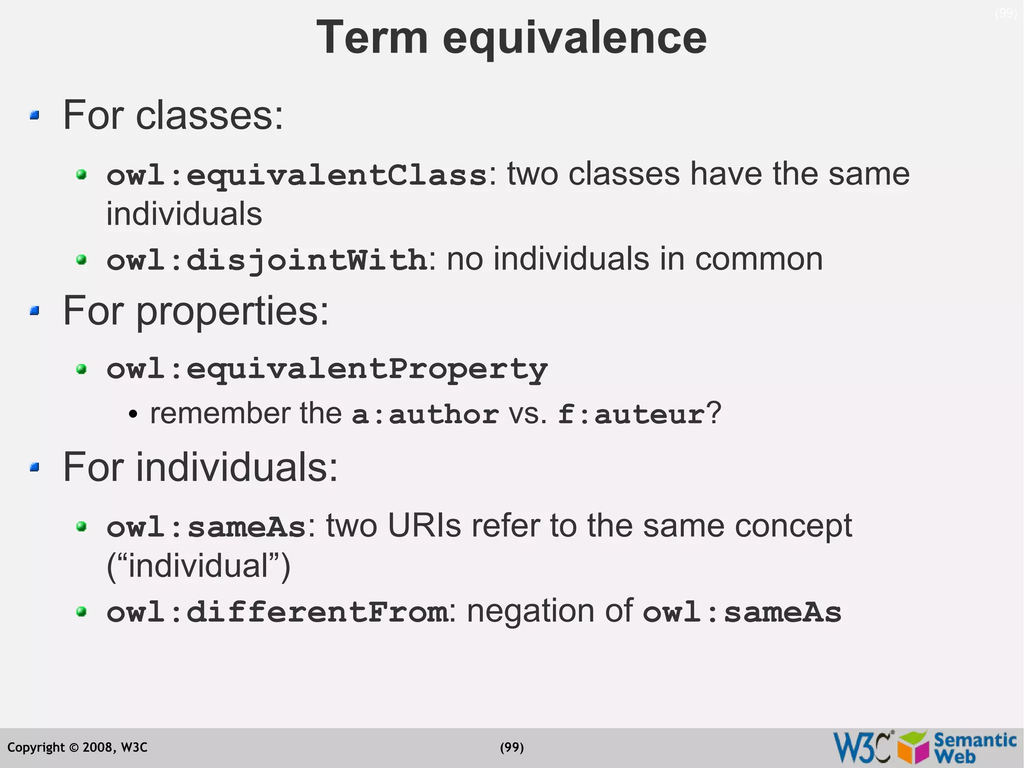 Semantic Web Tutorial at ESTC2008, Vienna, on September 24, 2008