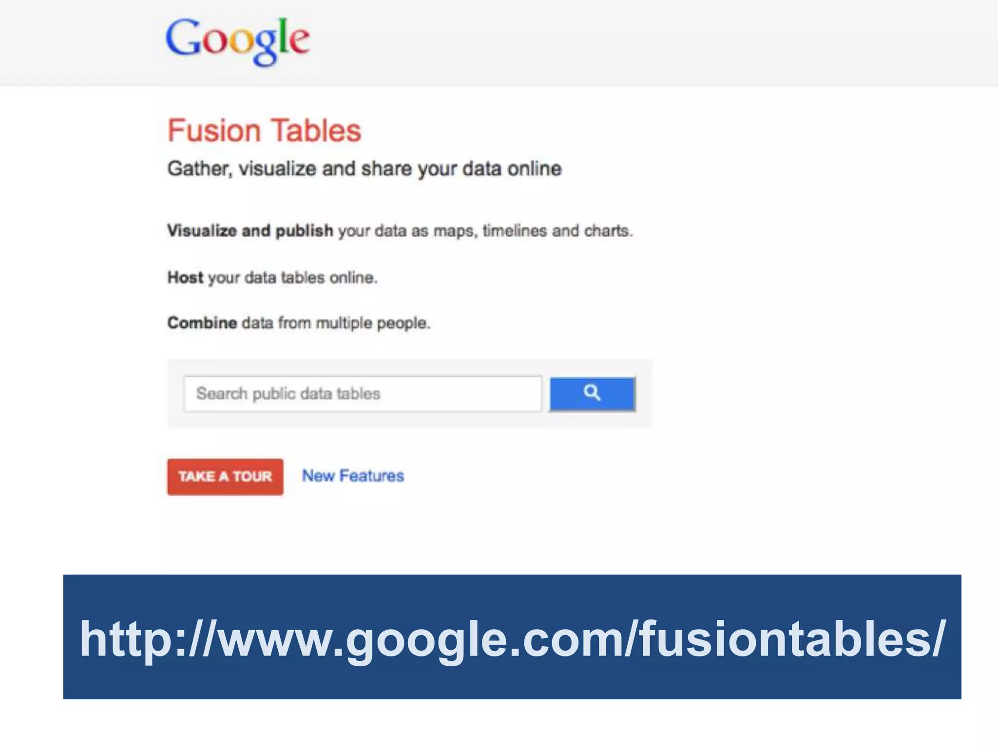 Mapping advocacy: Recipe 1



• Geocode!
   (the process of getting co-ordinates for an address)




http://www.google.com/fusiontables/
 