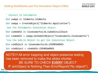 Automating Analysis with the API | PPT