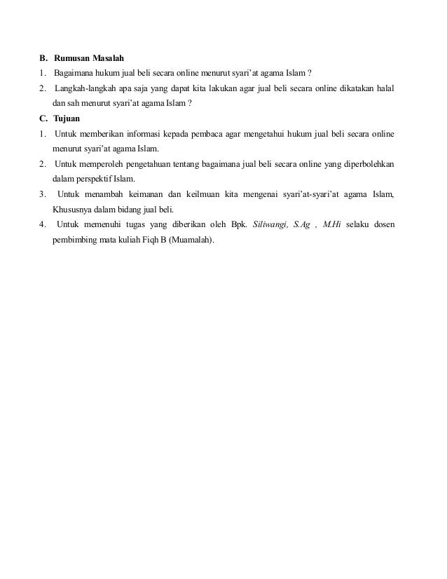Fiqih Jual Beli 2