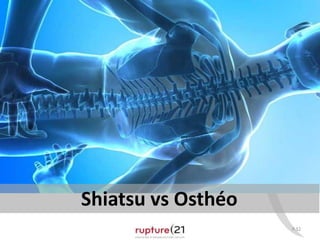 P.32
Shiatsu vs Osthéo
 