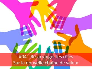 P.61
#04 - Ré-arranger les rôles
Sur la nouvelle chaîne de valeur
 