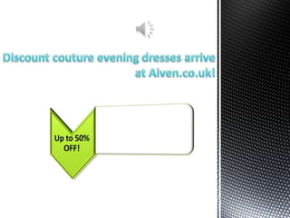 Discount couture evening dresses arrive at aiven by lemon