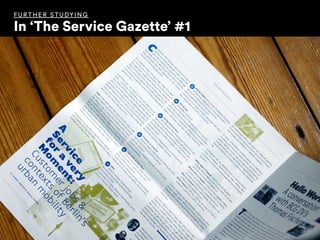 FUR THER STUDYING
In ‘The Service Gazette’ #1
 