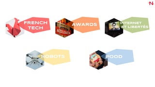 ROBOTS
FRENCH
TECH
AWARDS
FOOD
INTERNET
ET LIBERTÉS
 