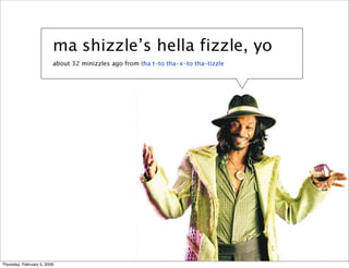 Twitter at BarCamp 2008