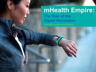mHealth Empire:
The Rise of the
Digital Revolution
2016 SXSW Interactive Panel Submission
1
 