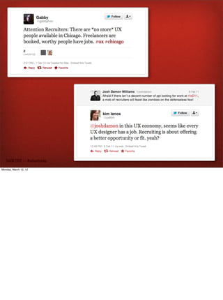 SxSW 2012 : : #uxbootcamp

Monday, March 12, 12
 