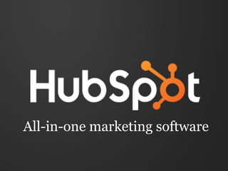All-in-one marketing software
 
